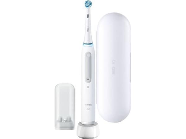 Oral-B | Electric Toothbrush | iO4 | Rechargeable | For adults | Number of brush heads included 1 | Number of teeth brushing modes 4 | Quite White