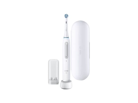 Oral-B | Electric Toothbrush | iO4 | Rechargeable | For adults | Number of brush heads included 1 | Number of teeth brushing modes 4 | Quite White