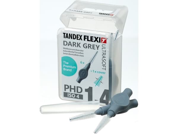 Tandex Tandex ( 6 szt.) Flexi Ultra Soft Dark Gray 3,00- 6,00 mm trapered
