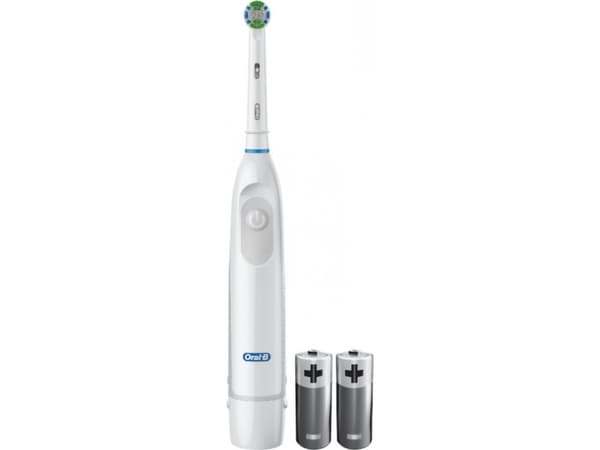 Oral-B Pro Battery, Vuxen, Vit, Vit, Rund, Batteri, AA