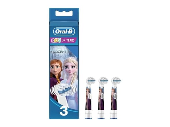 Oral-B | Utskifting av tannbørste | Refill Frossen | Hode | For barn | Antall børster inkludert i hodet er 3 Antall tenner børstemoduser Gjelder ikke