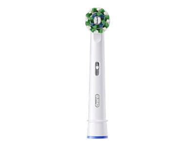 Oral-B CrossAction CleanMaximiser - Utskiftningsbørstehode - for tannbørste - hvit (en pakke 5) - for Pro 2000, 2500, 4000, 4500, 600, 650, 700, 7000