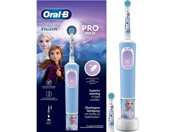 Oral-B Pro Kids Baby Roterende Pulserende Tannbørste Lyseblå