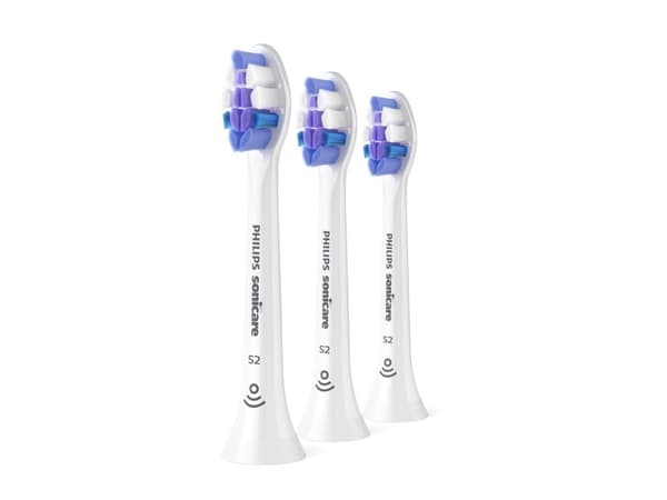Philips Sonicare S2 Sensitive HX6052 - Extra tandborsthuvud - till tandborste - vit (paket om 2)