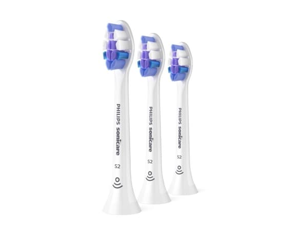 Philips Sonicare S2 Sensitive HX6052 - Extra tandborsthuvud - till tandborste - vit (paket om 2)