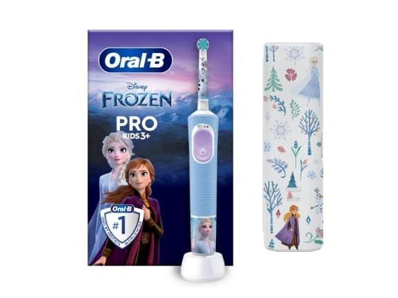 Oral-B Pro 1 Cross Action, Vuxen, Roterande och oscillerande tandborste, Daglig vård, Känslig, Tandblekning, Svart, 4 x 30 sec, Black Onyx