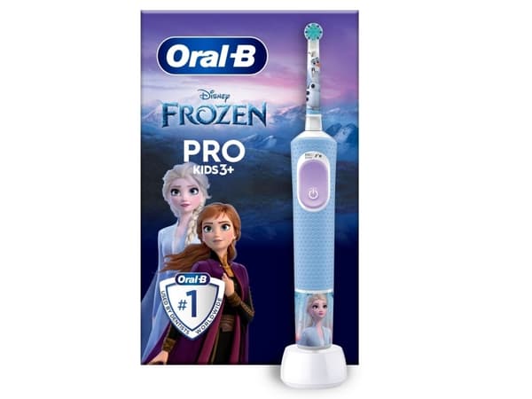 Oral-B Vitality Pro 103 Frossen tannbørste + 8 x hoder + Tannkrempresser + Frozen hodeholder