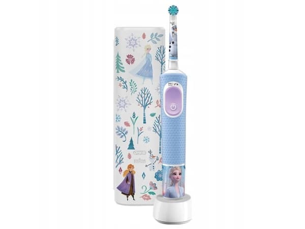 Oral-B | Vitality PRO Kids Frozen | Electric Toothbrush | Rechargeable | For children | Blue | Number of brush heads included 1 | Number of teeth bru