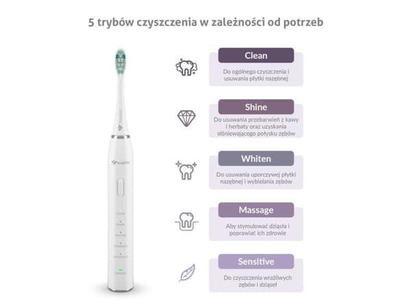 TrueLife SonicBrush Clean30 White hammasharja