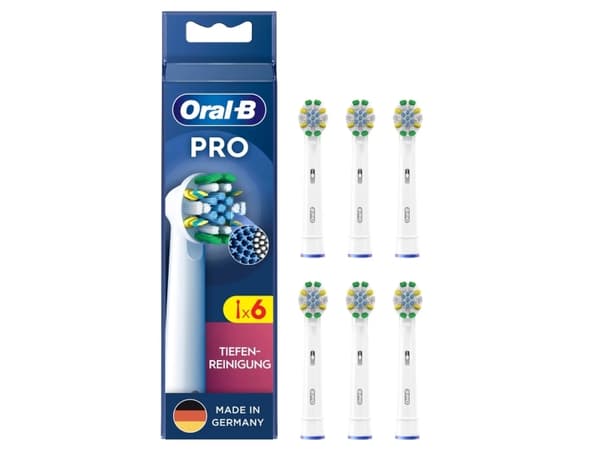 Oral-B Deep Cleaning, 6 stykker, Hvit, 3 måned(er), Oral-B, Boks