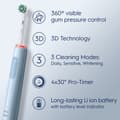 Miniatyrbillede 6 af 8: Oral B Eltandborste Pro3 Blue + Extra Refill