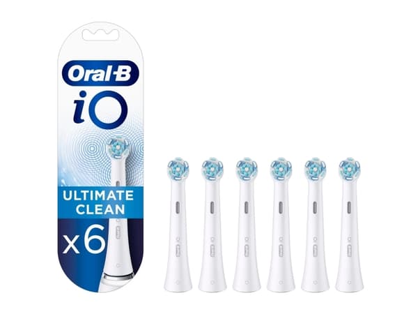 Oral-B iO Ultimate Clean iO, 6 styck, Vit, 3 månad (er), Passar flera