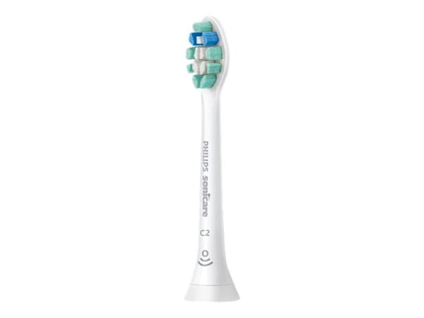 Philips Sonicare C2 HX9022 Optimal Plaque Defence - Extra tandborsthuvud - till tandborste - vit (paket om 2)