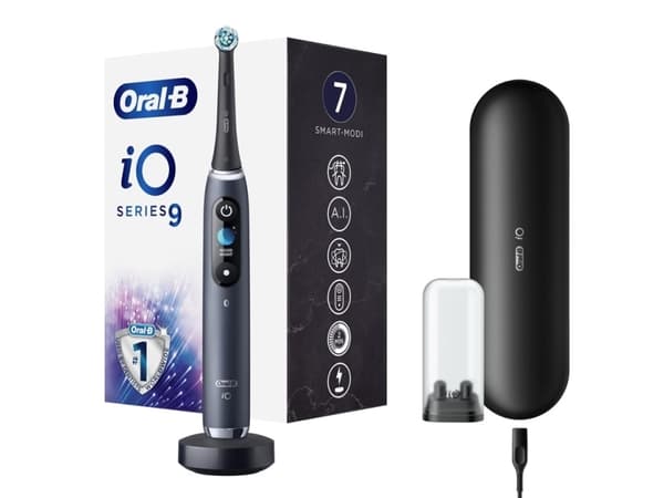 Oral-B iO 9S Voksen Roterende vibrerende Tannbørste Sort