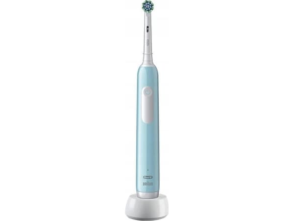 Salg! BRAUN elektrisk tannbørste Cross Action+ reiseveske, blå