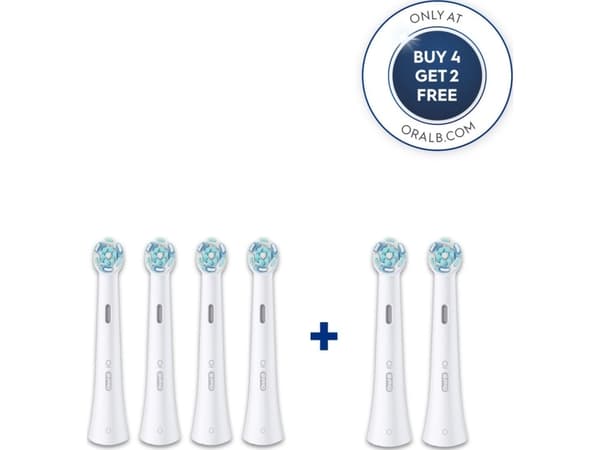 Oral-B 4210201434795, 6 styck, Vit, 3 månad (er), Oral-B, iO