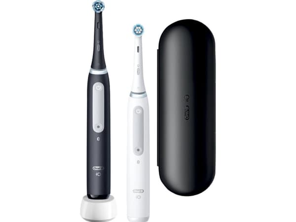 Oral-B magneettinen hammasharja iO Series 4 Duo 2 kpl. ruoka musta/puolivalkoinen