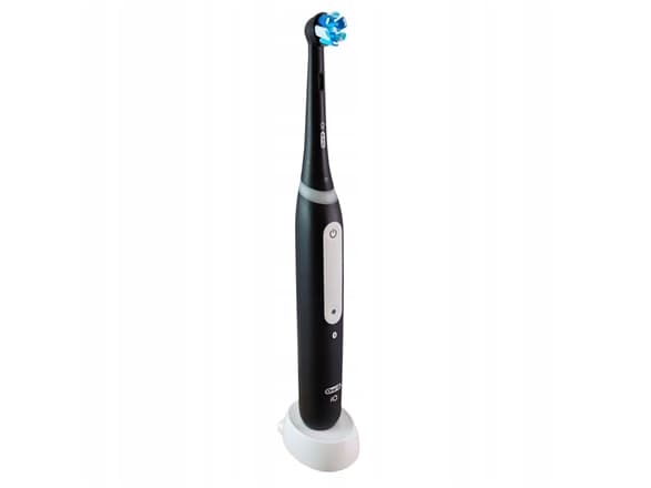 Oral-B iO 4, Vuxen, Roterande tandborste, Daglig vård, Känslig, Super sensitive, Tandblekning, Svart, Matte Black, Batteri