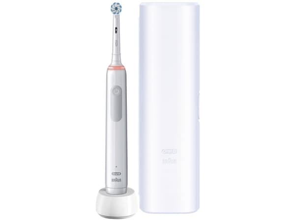 Oral-B Pro 3 3500, Aikuinen, Pyörivä hammasharja, Valkoinen, Akku, 1 kpl