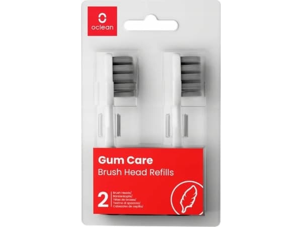 Oclean Gum Care børstehode, hvit, 2 stk