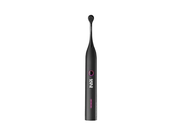 Curaprox Black is White Hydrosonic, Vuxen, Ultraljudstandborste, Daglig vård, Svart, 44000 rörelser per minut, 84000 rörelser per minut