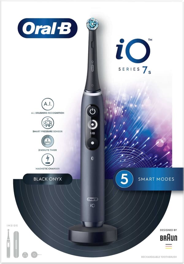 Oral B iO Series 7 - elektrisk tandborste, svart