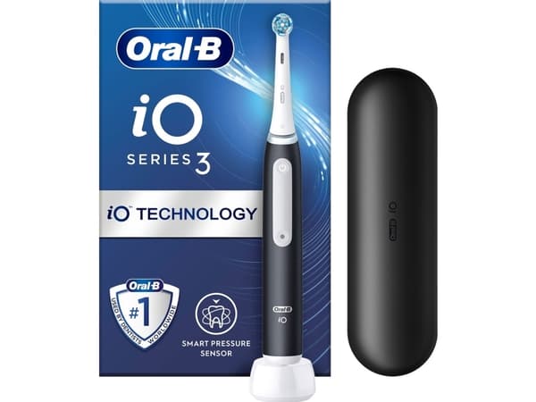 Oral-B Oral-B iO 3 Series Matt Sort tannbørste inkl. Reiseetuie