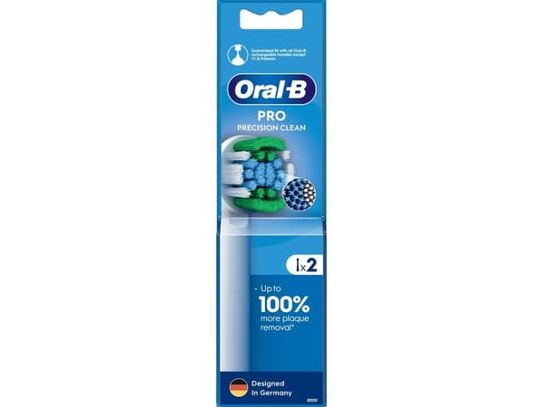 Tannbørste Braun Oral-B EB20-2 Precision Clean Pro tannbørstehoder, 2 stk.