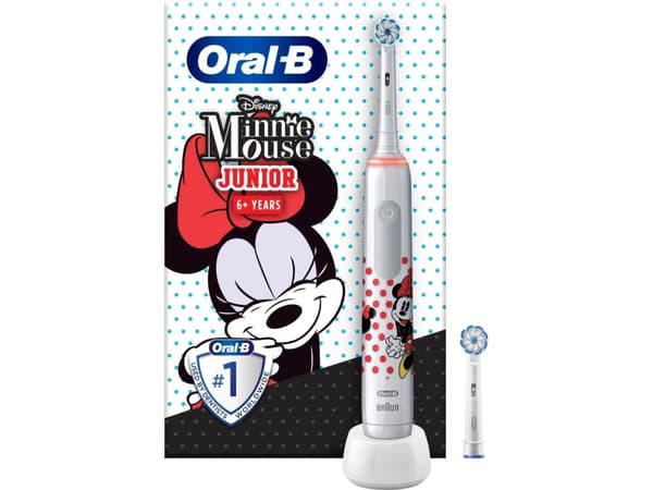 Junior Minnie Mouse Elektrisk Barnetannbørste Hvit