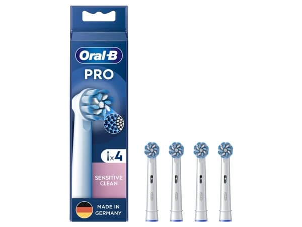 Oral-B Sensitive Clean , 4 styck, Vit, 3 månad (er), Extra mjuk, Oral-B, Låda
