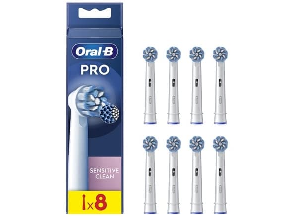 Tannbørste Braun Oral-B EB60-8 Sensitive Clean Pro tannbørstehoder, 8 stk.