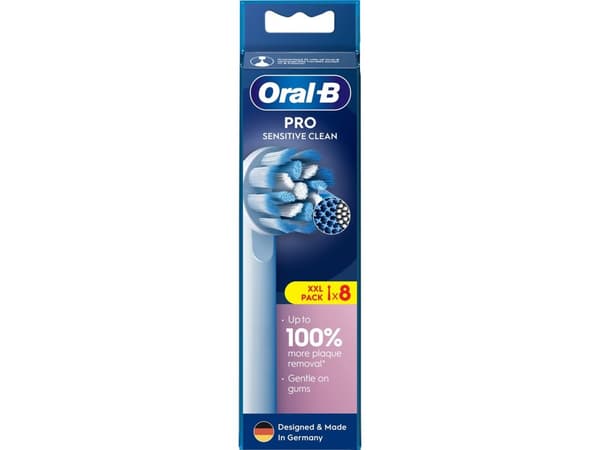 Tannbørste Braun Oral-B EB60-8 Sensitive Clean Pro tannbørstehoder, 8 stk.