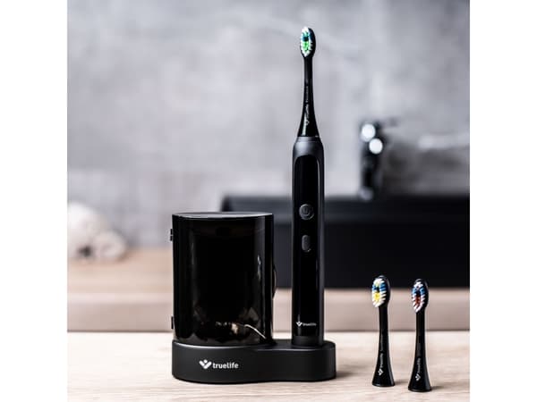 TrueLife SonicBrush kompakt svart tannbørste