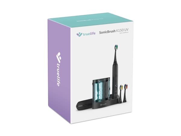 TrueLife SonicBrush kompakt svart tannbørste
