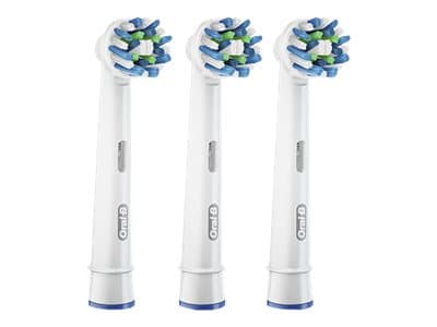 Oral-B Cross Action 4 pack - Utskiftningsbørstehodesett - for tannbørste (en pakke 4)