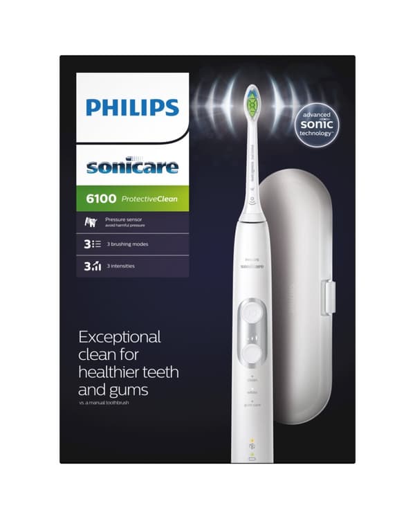 Philips Sonicare ProtectiveClean 6100 HX6877/28 elektrisk tannbørste