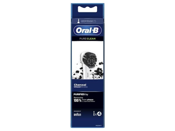Oral-B Head 4-pack Pure Clean børstehoder for elektriske tannbørster 4 stk hvit (350053)