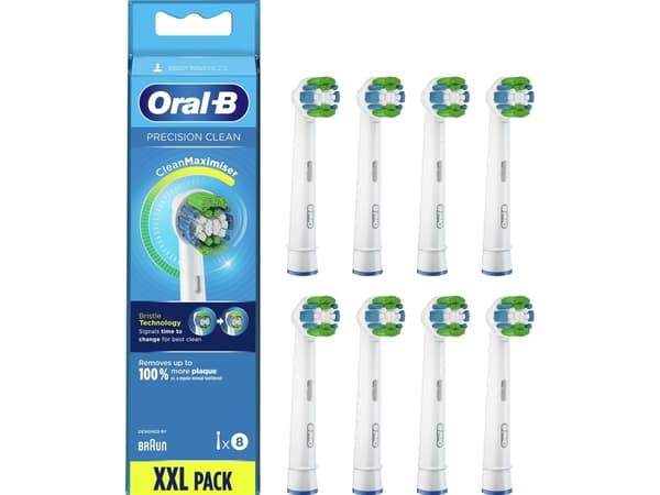Oral-B | Precision Clean Brush Set | EB20RX-8 | Heads | For adults | Number of brush heads included 8 | White