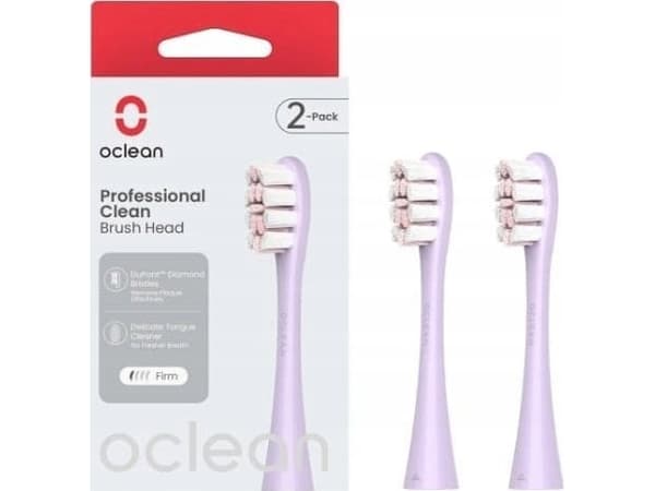 Hammasharja Oclean Professional Clean harjanpää P1C13 P02 2kpl Violetti