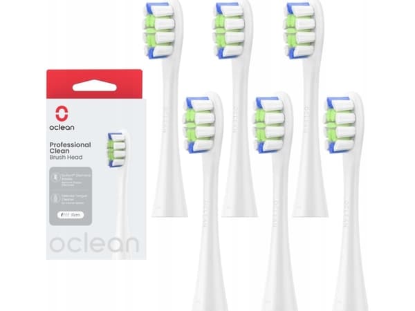 Tannbørste Tannbørstehode Oclean P1C1 W06, 6 stk.