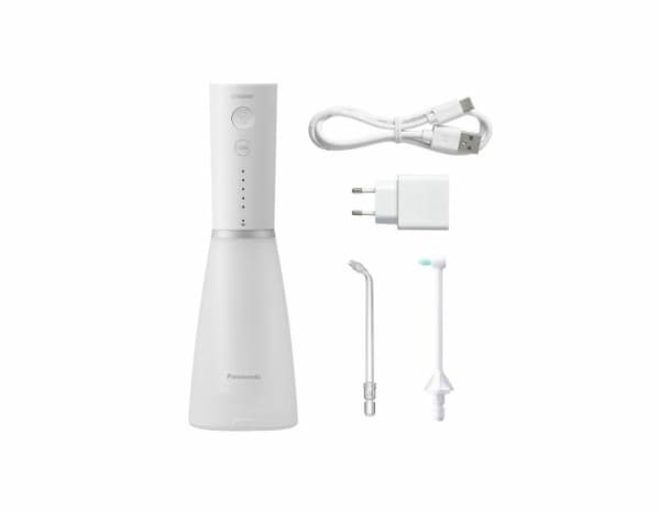 Panasonic EW-DJ86, 0,2 l, Vit, Trådlös mundusch, Ultraljudstandborste, Batteri, 100 - 240 V