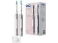 Miniatyrbild 3 av 4: Oral-B Pulsonic Slim 4900 dobbeltpakke elektrisk tandbørste platin/rosegold