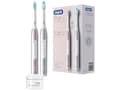 Miniatyrbild 1 av 4: Oral-B Pulsonic Slim 4900 dobbeltpakke elektrisk tandbørste platin/rosegold