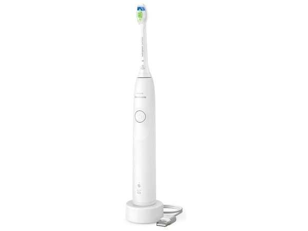 Philips 5300 series 5300 HX7108/01 Rechargeable Sonic Toothbrush, Adult, Sonic toothbrush, Daily care, 62000 movements per minute, White, 2 min, 4 x