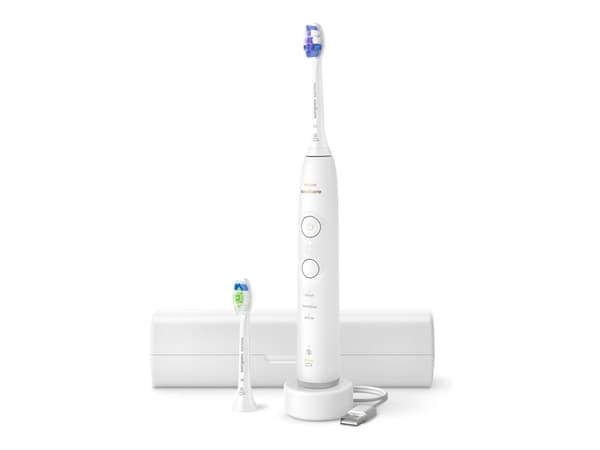 Philips Series 6500 HX7410/02 Rechargeable Sonic Electric Toothbrush, Adult, Sonic toothbrush, Daily care, Sensitive, Whitening, 62000 movements per