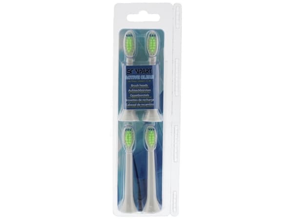 SCANPART HX6064, 4 stykker, Hvit, Philips, DiamondClean, FlexCare Platinum, FlexCare+, FlexCare, HealthyWhite, HealthyWhite+, EasyClean, For..., Blis