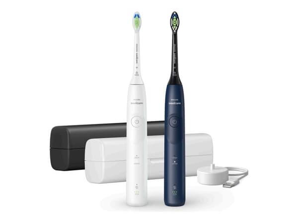 Philips 5500 HX7119/01 Ladattava Sonic-hammasharja, Aikuinen, Sonic-hammasharja, Päivittäinen hoito, Valkaisu, 62000 RPM minuutti, laivastonsininen,