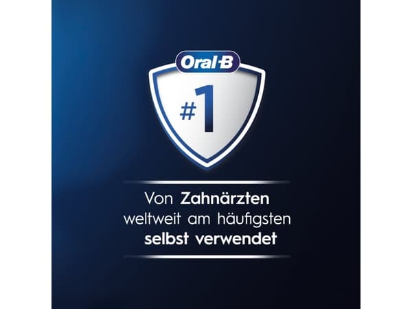 Oral-B Pro 1 8700216012935, Voksen, Roterende vibrerende Tannbørste, Daglig stell, Sensitiv / Myk, Whitening, Sort, 2 min, Rund