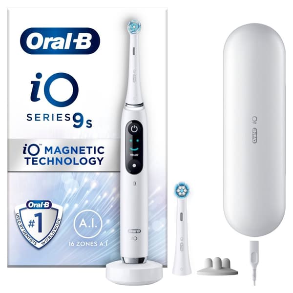 Oral B iO9S hvid alabast elektrisk tandbørste