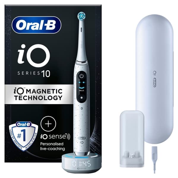 Oral B iO10 Stardust White sähköhammasharja